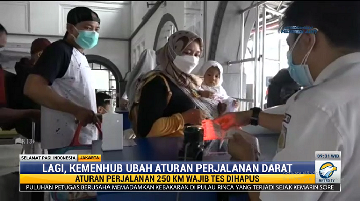 Kemenhub Cabut Syarat Wajib PCR/Antigen bagi Perjalanan Darat 250 Km