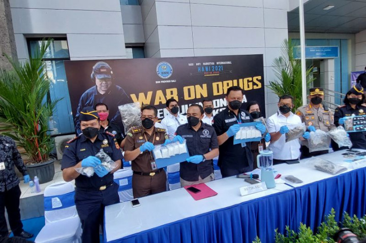 Sabu Senilai Rp2 Miliar di Bali Dimusnahkan