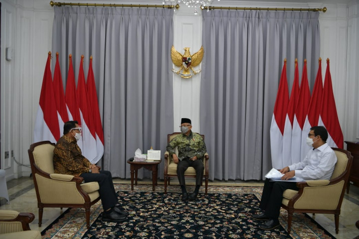 Bertemu Wapres, Moeldoko Sampaikan Gagasan untuk Menyejahterakan Masyarakat Papua