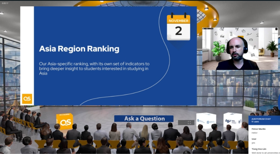 Asia Rankings Launch. Foto: Dok. Unair