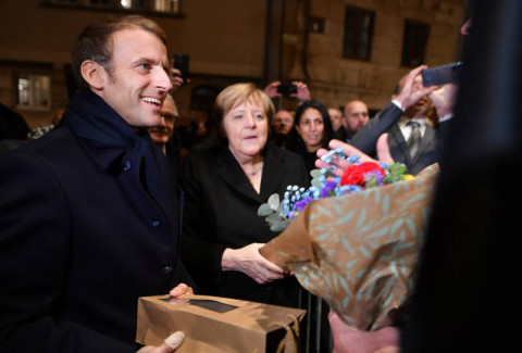 Sampaikan Perpisahan ke Kanselir Jerman, Macron: ‘Prancis Mencintaimu’
