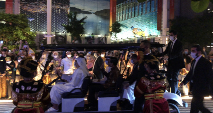 Jokowi Tiba di Paviliun Indonesia World Expo Dubai 2021