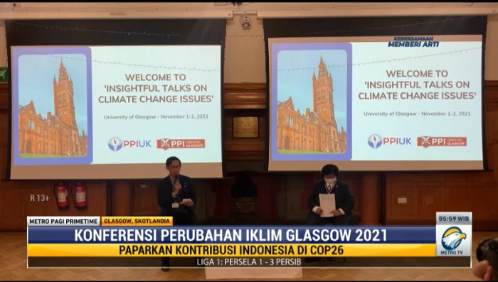 PPI Gelar Konferensi Perubahan Iklim Glasgow 2021