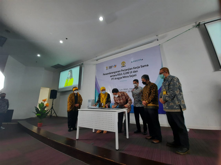 Dukung RSUI, ILUNI UI dan Arogya Ciptakan Layanan Kesehatan Berbasis AI