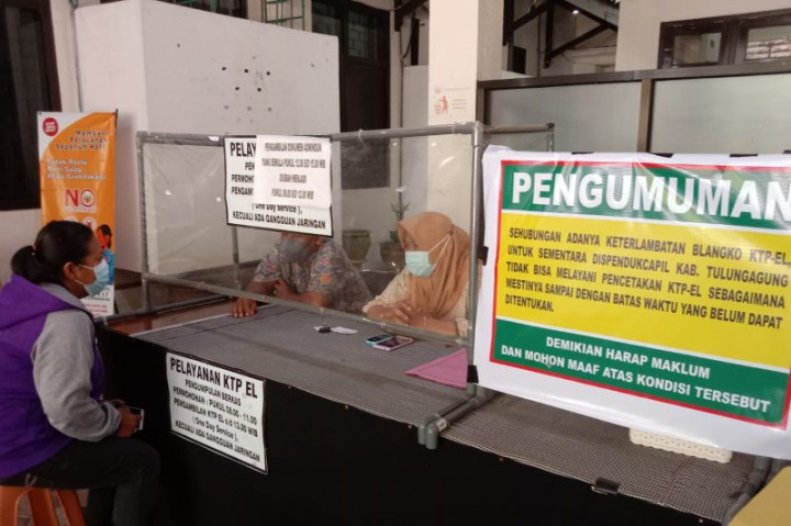 Blangko KTP-el di Kabupaten Tulungagung Habis dalam Sepekan Terakhir