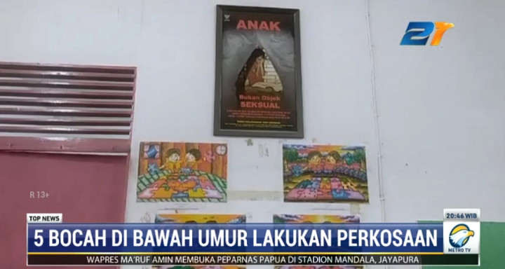 Lima Anak di Bawah Umur Perkosa Anak Umur 6 Tahun