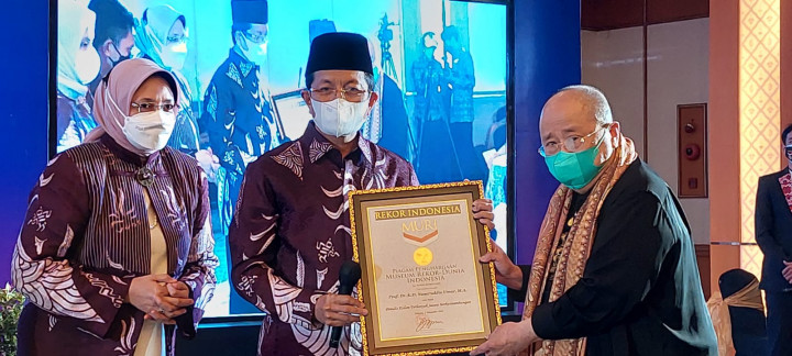 Nasaruddin Umar Pecahkan Rekor Dunia Penulis Kolom Terbanyak