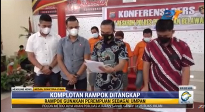 Komplotan Rampok Spesialis Gunakan Perempuan Sebagai Umpan Ditangkap