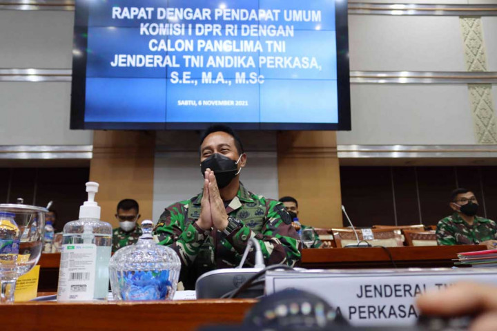 Jalani Fit and Proper Test, Jenderal Andika: TNI adalah Kita