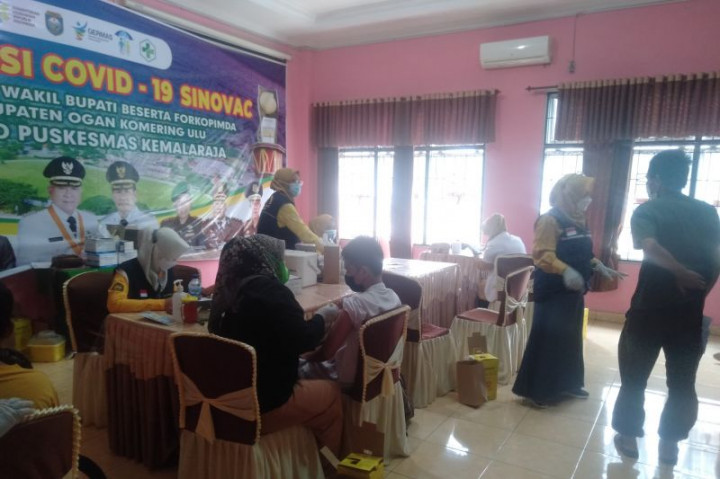 90% Pelajar di OKU Sumsel Telah Divaksinasi Covid-19