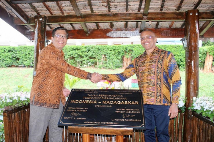Taman Persahabatan Indonesia-Madagaskar Berdiri di Ivato