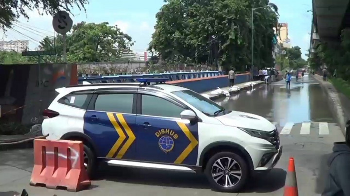 Kembali Tergenang, Jalan RE Martadinata Ditutup Sementara
