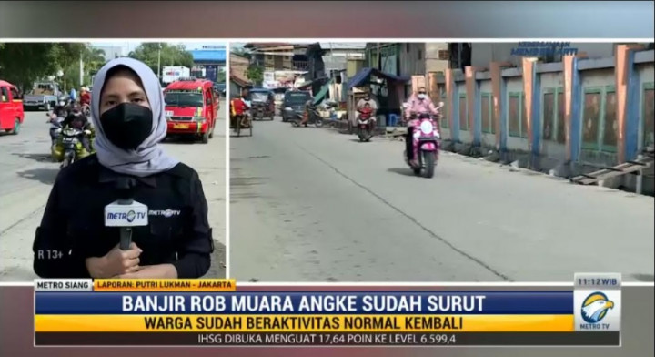 2 Hari Terendam Banjir Rob, Muara Angke dan Muara Baru Kembali Normal