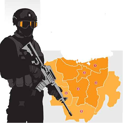 Tim Patroli Khusus di Wilayah Hukum Polda Metro Jaya