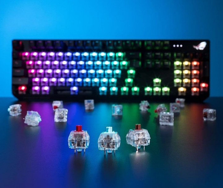 Asus ROG Ciptakan Switch Mekanis Baru di Keyboard Gaming