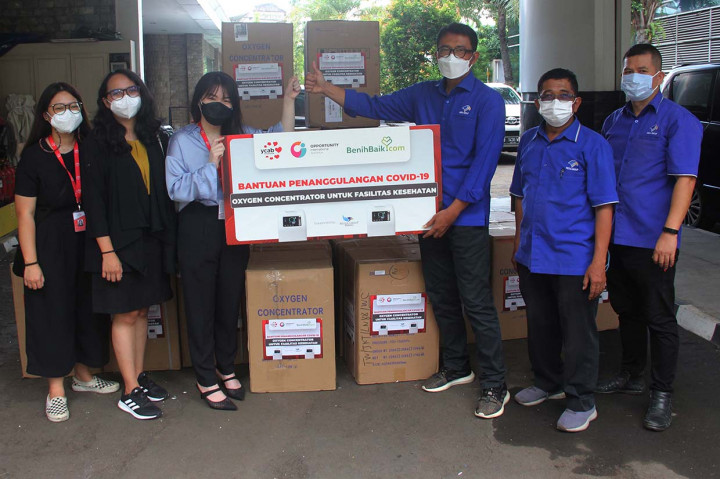 Media Group Salurkan Bantuan Oksigen Konsentrator ke 3 Daerah