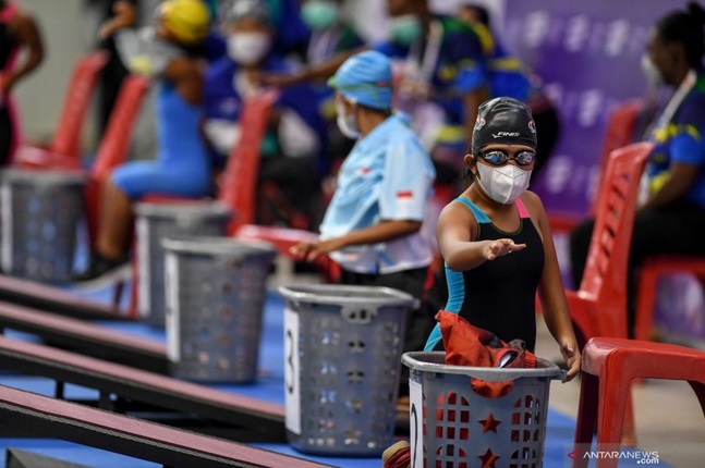 10 Rekornas Tercipta dari Cabor Para-Renang Peparnas Papua