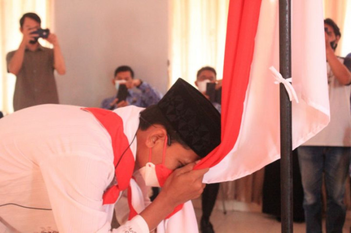 Napiter Lapas Makassar Ikrar Setia ke NKRI