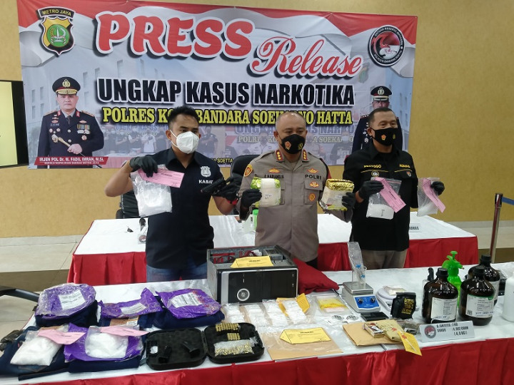 Penyelundupan Sabu 4,8 Kg dari Malaysia Digagalkan Polresta Bandara Soetta