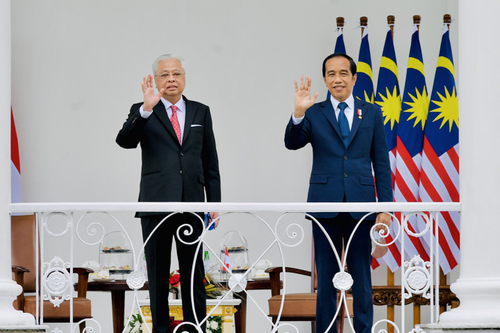 Momen Pertemuan Jokowi dan PM Malaysia di Istana Bogor