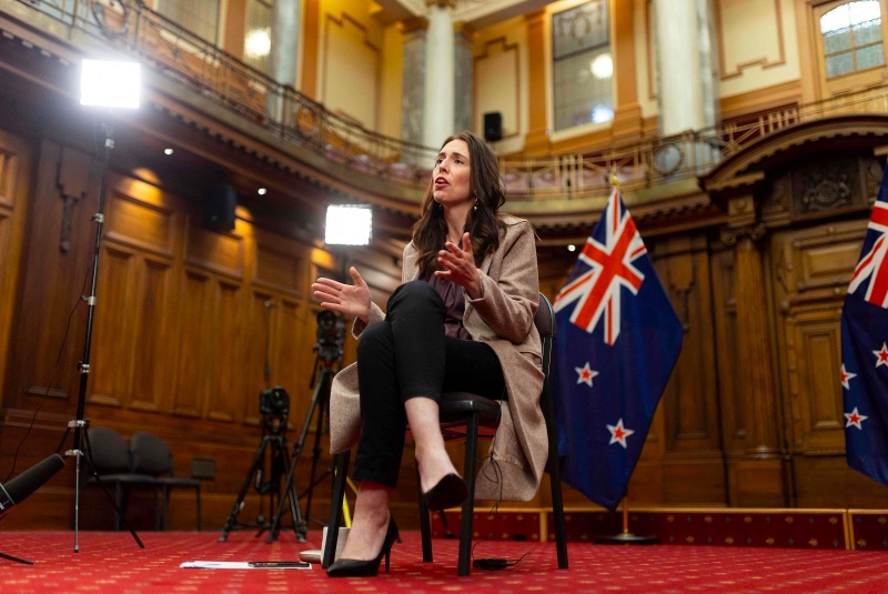 Perdana Menteri Selandia Baru Jacinda Ardern. Foto: AFP
