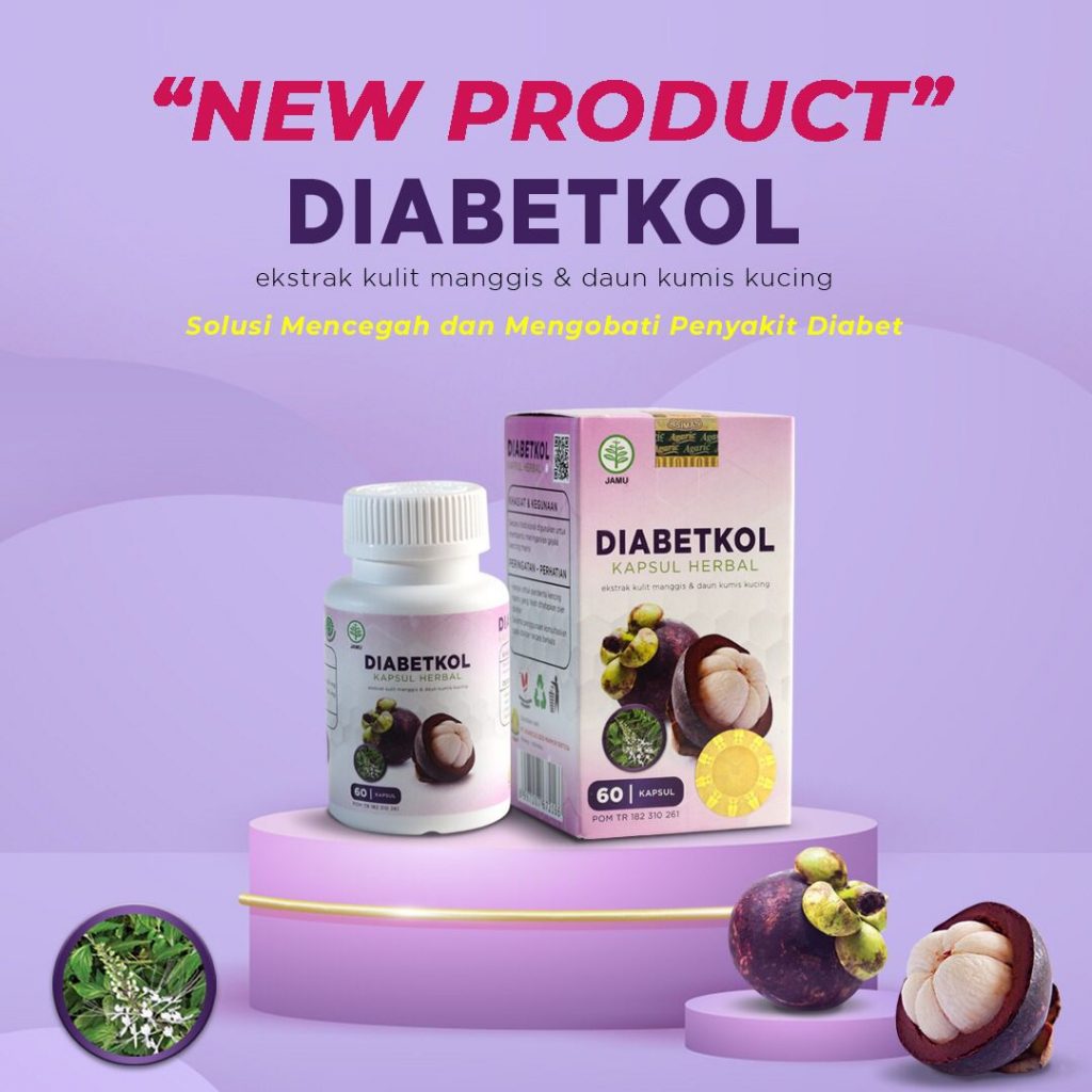 Diabet-Kol, produk herbal buatan guru besar Unair. Foto: Dok Humas Unair.