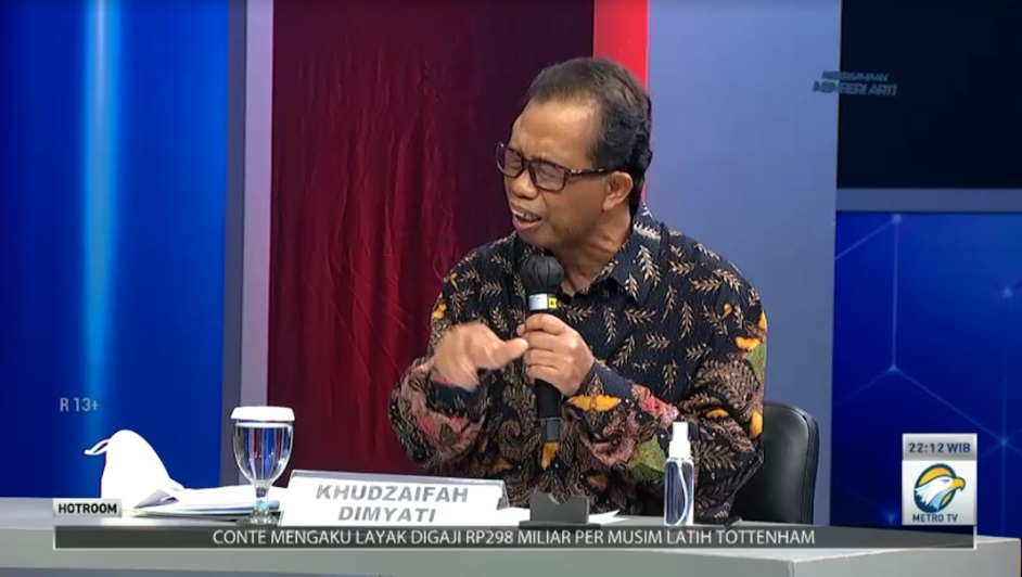 Wakil Ketua Majelis Diktilitbang PP Muhammadiyah Khudzaifah Dimyati. Metro TV