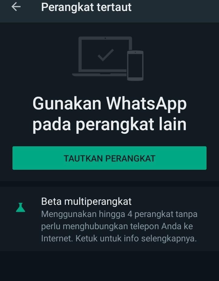 Whatsapp fitur multi perangkat