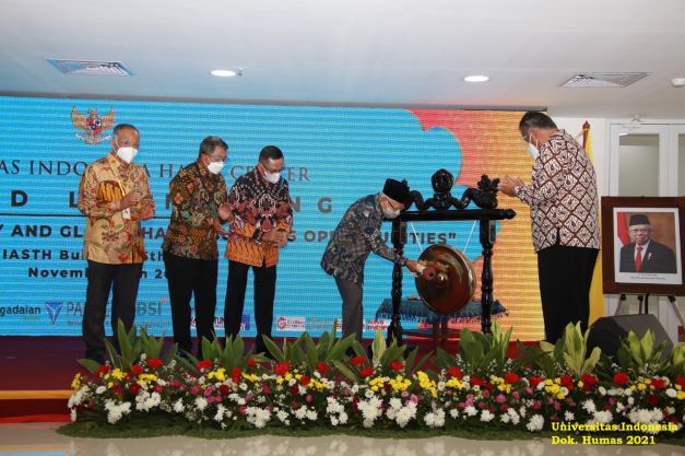 Persemian UI Halal Center oleh Wapres Ma,ruf Amin. Foto:  Dok. UI