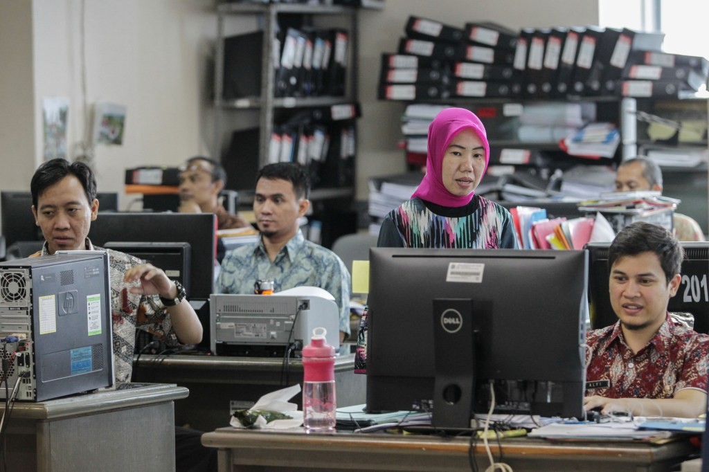PNS Badan Kepegawaian Daerah. Foto: MI/Pius Erlangga