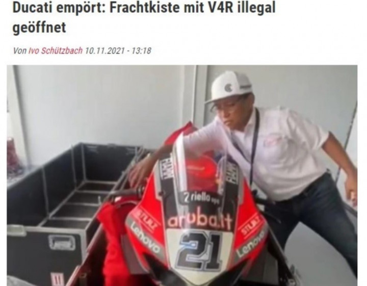 Viral Insiden Boks Kargo Ducati Dibongkar Secara Ilegal, Begini Respons Polisi