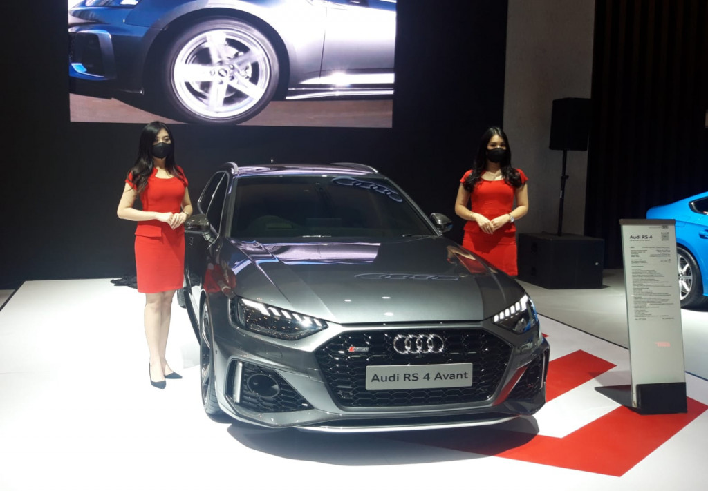 New Audi RS 4 Avant mejeng di GIIAS. (foto: medcom.id)