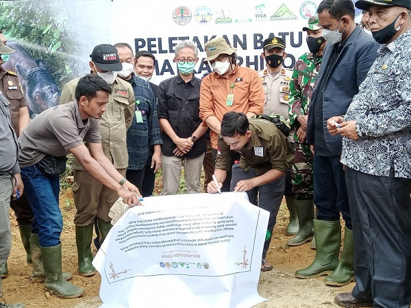 Pembangunan Suaka Badak Dimulai di Aceh