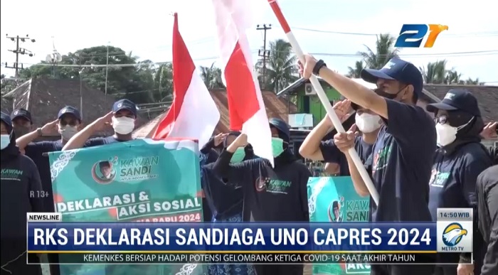 RKS Banjarmasin Deklarasikan Sandiaga Uno Capres 2024