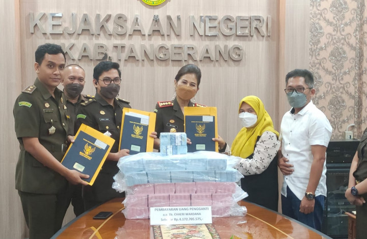 Terdakwa Korupsi Alkes TB Chaeri Wardana Kembalikan Uang Kerugian Negara Rp4,1 Miliar
