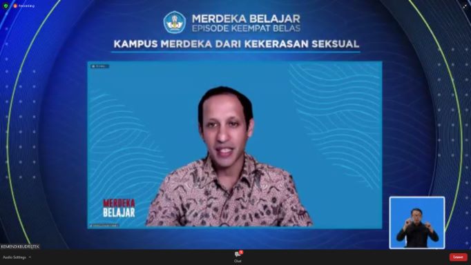 Nadiem Tegaskan Kemendikbudristek Tidak Pernah Dukung Seks Bebas