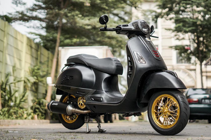 Atta Halilintar Modif Vespa GTS Rp75 Juta, Ini Hasilnya