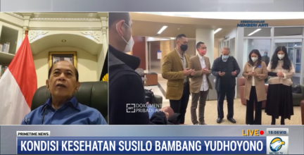 SBY Direcanakan Tinggal di AS hingga Masa Pemulihan Tuntas