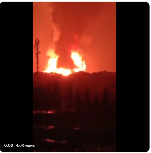 Tangki Kilang Cilacap yang Terbakar Berisi Pertalite