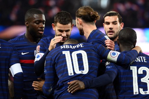 Gulung Kazakhstan, Prancis Segel Tiket Piala Dunia 2022