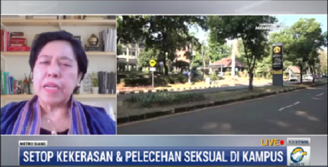 Guru Besar UI: Permendikbud Sebagai Proteksi bagi Mahasiswa akan Kekerasan Seksual