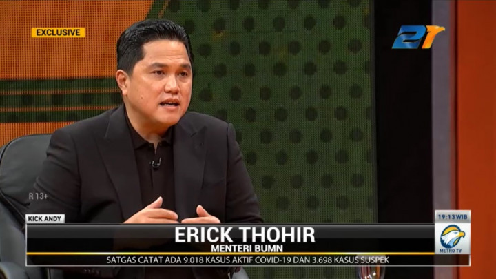 Dituding Terlibat Bisnis PCR, Ini Kata Erick Thohir