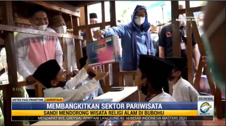 Kemenparekraf Dorong Pengembangan Wisata Religi Alam di Gorontalo