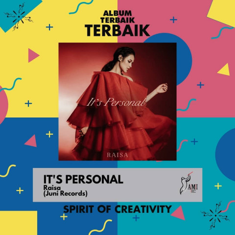 Kalahkan Ardhito Pramono dan Pamungkas, Raisa Menangkan Album Terbaik AMI Awards 2021