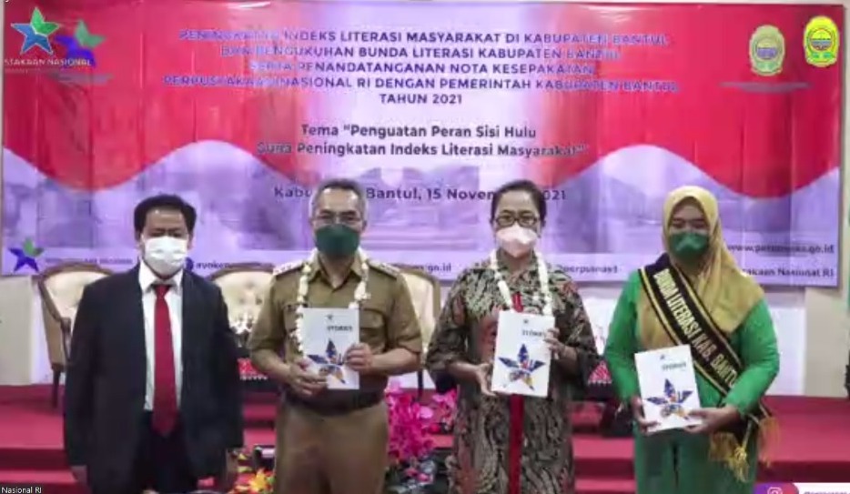 Kepala Perpustakaan Nasional Muhammad Syarif Bando menegaskan dalam Rencana Pembangunan Jangka Menengah Nasional terbaru disebutkan literasi menjadi salah satu cara meningkatkan sdm. (Foto: Istimewa)