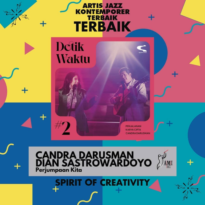 Duetnya dengan Dian Sastro Menang AMI Awards, Candra Darusman Bicara Restu Istri