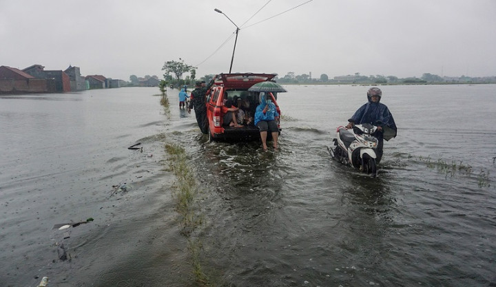 Banjir Rob Masih Tinggi, Warga Pekalongan Mulai Mengungsi