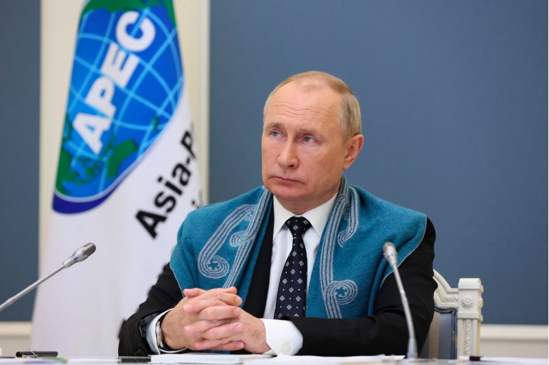 Presiden Rusia Vladimir Putin nilai provokasi AS tingkatkan ketegangan negaranya dengan NATO. Foto: AFP