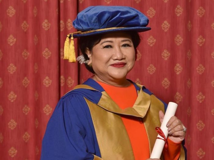 Prita Kemal Gani peraih gelar doktor kehormatan dari Coventry University. Foto: Media Indonesia/Dok LSPR.