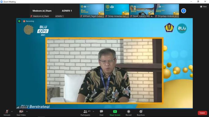 Direktur LPDP, Dwi Larso. Foto: Zoom